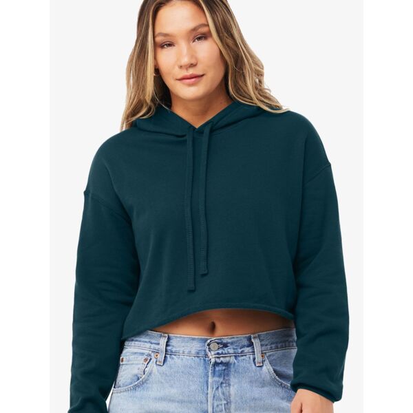 Women's Crop Fleece Hoodie Thumbnail