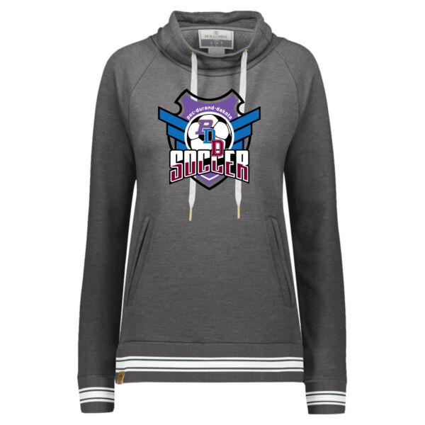 PDD Girls Soccer 2026 - Women's All-American Fleece Funnel Neck Sweatshirt Thumbnail